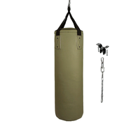 Sac de frappe lourd en PU, couleur et motif personnalisés, sac de boxe avec support pour entraînement à domicile, arts martiaux