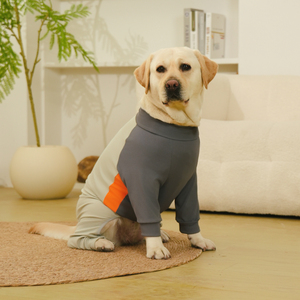 Grande cão pequeno Onesie mangas compridas anti-lambendo derramamento verão respirável impressão traje <span class=keywords><strong>extra</strong></span>-grande elasticidade para animais de estimação 10-120 - Product Image 6