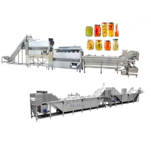 Dây chuyền sản xuất cornichon Đóng chai thủy tinh 500kgh ngâm dưa chuột dưa chuột đóng hộp máy đóng chai - Product Image 2