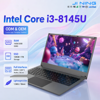 Ordinateur portable 15,6 pouces FHD IPS en gros, Intel Core i3-8145U, 16 Go et 32 Go de RAM DDR3 en option, prise en charge du SSD NGFF, compatible Windows 10/11