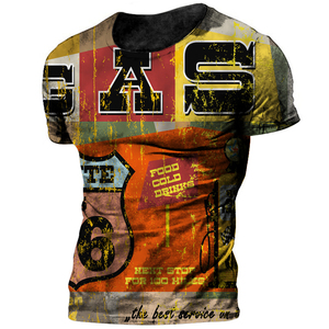 Nuevas Camisetas De <span class=keywords><strong>Castrol</strong></span> 3D de gran tamaño para hombre de verano, ropa de calle Vintage, ropa deportiva informal, camiseta Vintage para hombre, ropa, Tops - Product Image 2