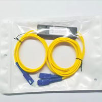 ABS Box FTTH 1x8 1x16 1x32 Passive Fiber Optical PLC Splitter with SC APC Connector
