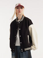Veste de baseball rétro en nylon matelassé, inspirée du sport, pour hommes et femmes, coupe ajustée, silhouette oversize, imperméable et écologique