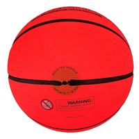 Ballon de basket lumineux de haute qualité de la marque PELE, taille 7, orange, durable, avec logo personnalisé, lumineux dans le noir, certifié BSCI