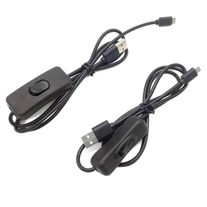 Usb 2.0 Male Female to 2 Wires Open End <b>Cable</b> Pig Tail Charging <b>Cable</b> Black 0.3m 1m 2m 22awg 20awg 24awg 2464 <b>Cable</b> - Product Image 6
