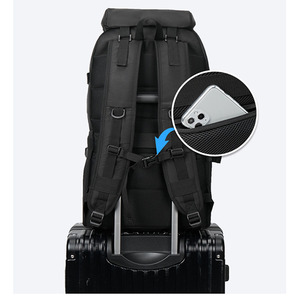 Sac à dos de voyage personnalisé à grande capacité imperméable Sac à dos de voyage personnalisé avec housse amovible pour l'extérieur - Product Image 3