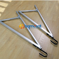 Kit de montage triangulaire en aluminium pour panneaux solaires de balcon, réglable, directement de l'usine, pour système plug-and-play de 800W