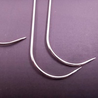 Aiguilles de perles ouvertes et incurvées, Bracelet de perles, bricolage, bijoux, outils de fabrication, artisanat, aiguille d'enfilage perlée, vente en gros