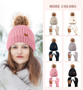 <span class=keywords><strong>Bonnet</strong></span> d'hiver tricoté personnalisé 2025 tissu commun de voyage chaud et chaud avec image élégante de logo privé - Product Image 6