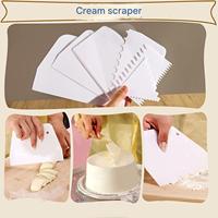Grattoir à gâteau multi-tailles en PP de qualité alimentaire, coupe-pâte à pain, lisseur de pâtisserie, outils de cuisson, accessoires pour gâteaux