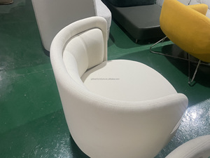 High Quality <strong>Fabric</strong> Upholstered Boucle <strong>Chair</strong> <strong>Club</strong> Negotiation <strong>Chair</strong> With Metal Leg for Restaurant <strong>Chairs</strong> and Tables - Product Image 5