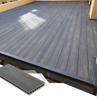 Nouveau Revêtement de Terrasse Extérieur Professionnel en WPC (Bois-Plastique Composite) Extrudé pour Piscine, Aspect Teck Ipe Lisse