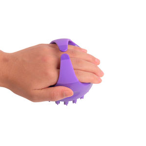 Masajeador Champú Cuero cabelludo Cabeza <span class=keywords><strong>de</strong></span> silicona Cepillo <span class=keywords><strong>de</strong></span> masaje Peine para lavar el cabello Cepillo <span class=keywords><strong>de</strong></span> ducha corporal Baño Spa Cepillo <span class=keywords><strong>de</strong></span> masaje adelgazante - Product Image 6