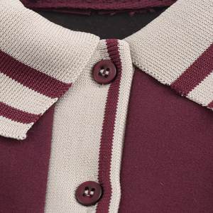 Abito Mini Aderente da Donna <span class=keywords><strong>con</strong></span> Zip Frontale, Manica Lunga, Tinta Unita, Casual, Economico, Vendita all'Ingrosso 2022 - Product Image 4