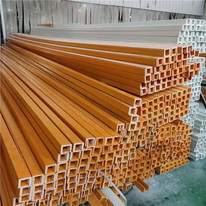 FÁBRICA directa FRP Perfiles de pultrusión epoxi Canal U/<span class=keywords><strong>C</strong></span> Estructura de construcción de acero Construcción Corte recubierto incluido - Product Image 6