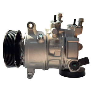 Compresor de aire acondicionado automático RGFROST OEM 5Q0820803B para camiones <span class=keywords><strong>Skoda</strong></span> <span class=keywords><strong>Fabia</strong></span> 2007-2014 nuevo aire acondicionado refrigerante 12V 24V R134a - Product Image 1