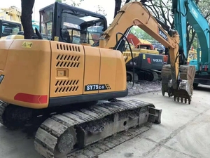 Excavadora Hidráulica Usada Sany SY75U de 7.5 Toneladas con Bomba de Motor y Motor Completo, Procedimientos/Facturas Completos, 1 Año de Garantía - Product Image 2
