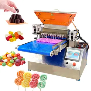 Palm Sugar Candy Molder Semi Automatic Lab Scale Mini Hand Depositor Gummy Bear Make Machine Supplier