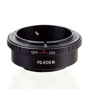 ตัวแปลงเลนส์ FD-EOS ม. สำหรับ Canon FD TO EOS M โฟกัสด้วยมือตัวเครื่องเลเซอร์แกะสลัก - Product Image 1