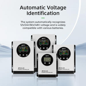 ตัวควบคุมการชาร์จพลังงานแสงอาทิตย์แบบ MPPT อัตโนมัติ 60A 12V/24V/48V พร้อมหน้าจอ LCD ประสิทธิภาพสูงสำหรับแบตเตอรี่ลิเธียม ลดราคา 10% ขายด่วน - Product Image 3