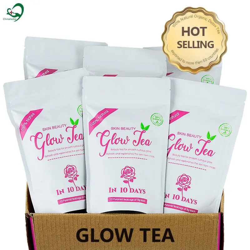 Private label Отбеливающий светящийся чай для красоты кожи травяной омолаживающий Осветляющий чай