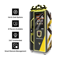 Distributeur automatique de protéines intelligent à 8 compartiments, eau chaude et froide, pour salle de sport et bureau