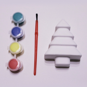 Mainan lukisan anak-anak hadiah Natal mainan lukisan plester diy mainan gambar berwarna lukisan pendidikan gipsum untuk anak-anak - Product Image 6