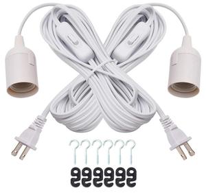 Mở Rộng Treo Đèn Lồng Dây Cáp Với <span class=keywords><strong>E26</strong></span> E27 Ổ Cắm Trên/OFF Nút Ánh Sáng Mặt Dây Chuyền - Product Image 5