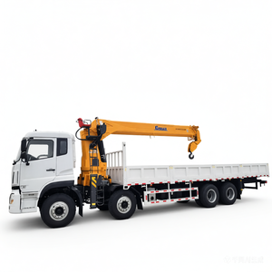 Camión <span class=keywords><strong>de</strong></span> Carga Dongfeng 8x4 con Grúa <span class=keywords><strong>de</strong></span> Brazo Recto Montada, Capacidad <span class=keywords><strong>de</strong></span> Elevación <span class=keywords><strong>de</strong></span> 12-16 <span class=keywords><strong>Toneladas</strong></span>, Pluma Telescópica, Motor Cummins, Altura <span class=keywords><strong>de</strong></span> Elevación <span class=keywords><strong>de</strong></span> 20m - Product Image 1