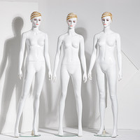 Maniquí de Maquillaje de Cuerpo Completo para Adulto, Estilo Coreano, con Vestido de Novia y Postura de Pie para Exhibición en Escaparates de Tiendas de Ropa