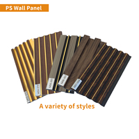 Panneau mural 3D en PS de haute qualité pour la décoration intérieure des chambres et salons de villas, imperméable, ignifuge, écologique, design graphique