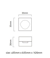 Étui compact pour blush et illuminateur en forme de coquille carrée, emballage cosmétique personnalisé OEM, étiquette privée, blush compact
