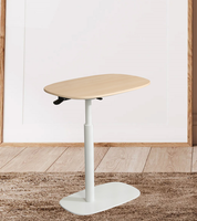 ADA Furniture Minimaliste Ergonomique Pneumatique 360 ° Rotation Hauteur Réglable Console Latérale Bureau pour Salon Utilisation