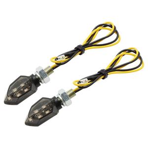 Adecuado para <span class=keywords><strong>Kawasaki</strong></span> <span class=keywords><strong>Mini</strong></span> señal de giro para motocicletas. 5 intermitentes LED. Luces de giro pequeñas de modificación direccional LED. - Product Image 1