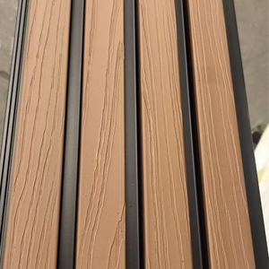 Revêtement <span class=keywords><strong>de</strong></span> façade extérieur composite, panneau <span class=keywords><strong>de</strong></span> revêtement mural extérieur en bois composite WPC, revêtement <span class=keywords><strong>de</strong></span> façade composite - Product Image 2