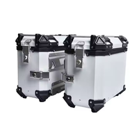 Coffre de moto en aluminium, universel, accessoires de moto, boîte latérale pour livraison