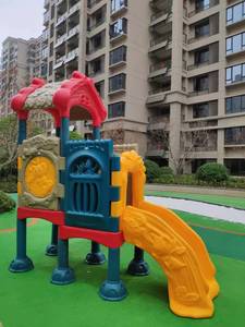 Đầy màu sắc hình động vật sân chơi trẻ em đa trượt tích hợp thiết lập tuyệt vời cho các trường mẫu giáo, khu vực chơi cộng đồng quy mô nhỏ - Product Image 6