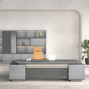 Table de bureau moderne de luxe, design élégant, table de bureau pliable haut de gamme pour les bureaux d'entreprise - Product Image 1