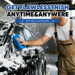 Asciugamano professionale <span class=keywords><strong>in</strong></span> pile corallo che offre risultati cristallini su finestre, specchi e superfici verniciate. - Product Image 6