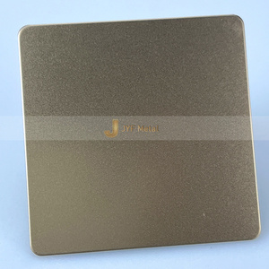 LL208 304 Stainless Steel <b>Bead</b> Blasted Sheet Matt Sandblasted Stainless Sheet PVD Rose Gold Matte Sheet for Wall Decoration - Product Image 4