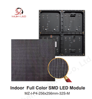 Module d'affichage LED intérieur P4 256x256mm, signalisation numérique et modules LED pour la publicité