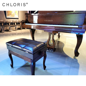 <span class=keywords><strong>Piano</strong></span> Akustik Desain Antik HG-186 Pemoles Coklat Tua <span class=keywords><strong>Piano</strong></span> Besar dengan Kaki Keriting - Product Image 4