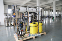 Système de traitement d'eau RO industriel 1000 LPH avec prétraitement UF, cuve sous pression en acier inoxydable 304, pompe et moteur certifiés CE