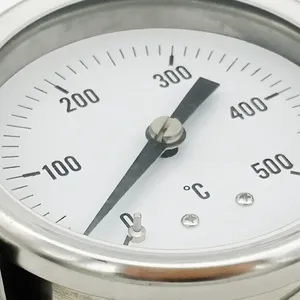 <span class=keywords><strong>Thermomètre</strong></span> capillaire à gaz Certeon avec boîtier en acier inoxydable 304, affichage analogique, utilisation au four jusqu'à <span class=keywords><strong>500</strong></span> <span class=keywords><strong>degrés</strong></span> - Product Image 5