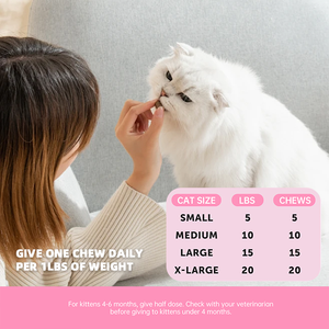 Golosinas Masticables Multivitamínicas Crujientes y Cremosas para Gatos OEM, para la Salud Inmunológica, Apoyo Articular, Vitaminas con Lisina y Probióticos - Product Image 6