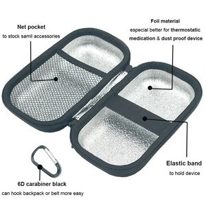 ハンドヘルド低溶融<span class=keywords><strong>EVA</strong></span>トラベルセットジッパーバッグポータブル防塵<span class=keywords><strong>EVA</strong></span>防水バッグ6Dカラビナ付き - Product Image 5