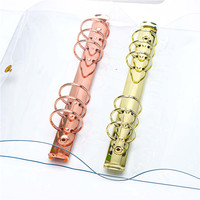 Couverture de classeur A5 couverture de cahier rechargeable en PVC transparent 25mm ou 30mm de diamètre couverture de planificateur à 6 anneaux