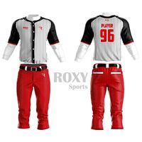 Ensemble d'uniformes de baseball haut de gamme avec logo personnalisé, maillot et pantalon d'équipe, manches courtes, vêtements de sport respirants et écologiques