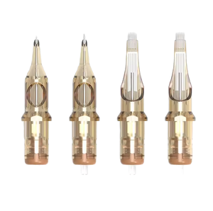 إبر وشم من الفولاذ المقاوم للصدأ 316 للاستخدام مرة واحدة، معقمة وآمنة، 20 قطعة، بأحجام 0.25 ملم و0.3 ملم و0.35 ملم، بيع بالجملة - Product Image 1