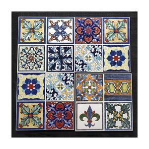 Longstar 2024 hotselling bán buôn handmade 3D trang trí gạch ceramic Địa Trung Hải/Mexican/mooccan & phong cách mộc mạc - Product Image 1
